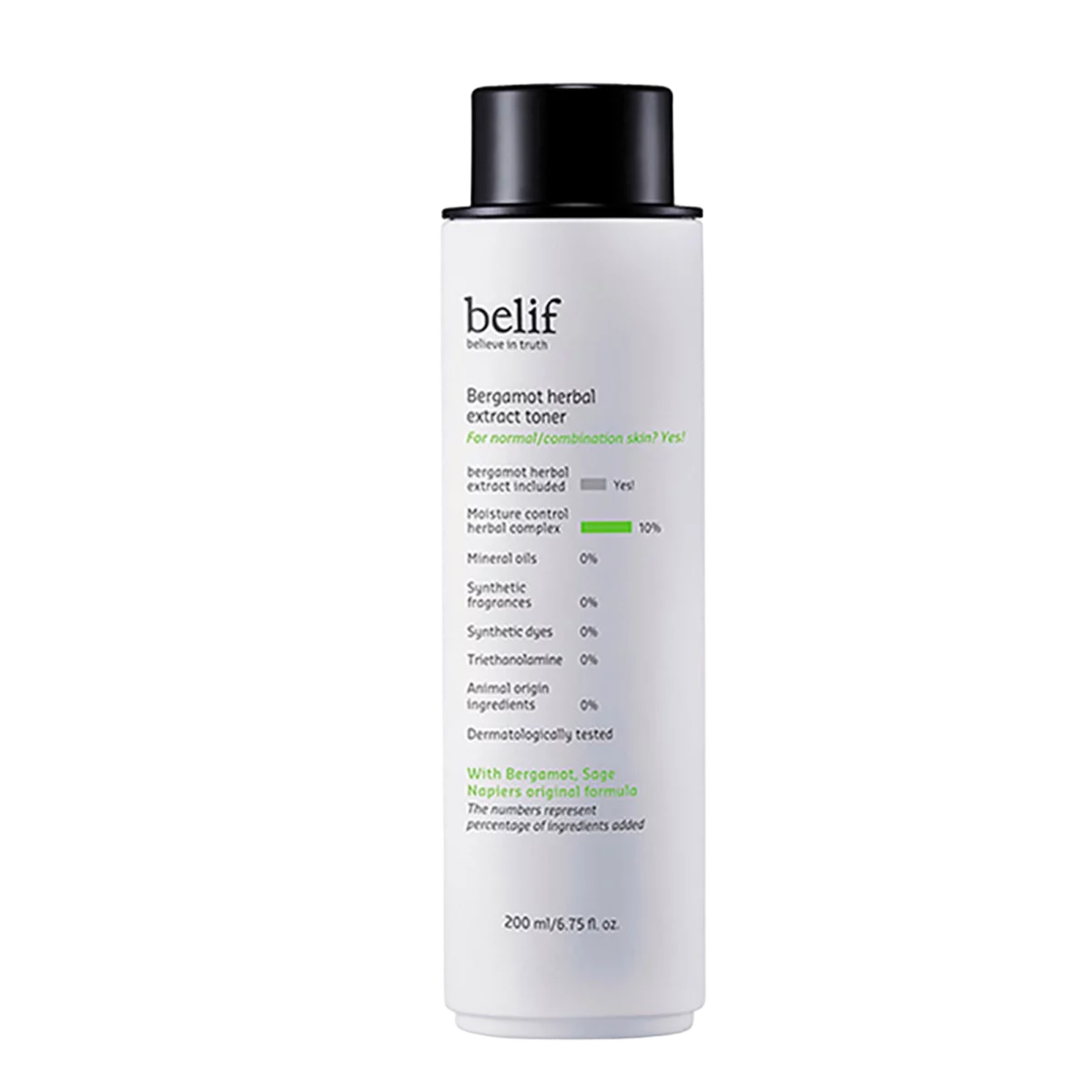 Bergamot Herbal Extract Toner 200ml