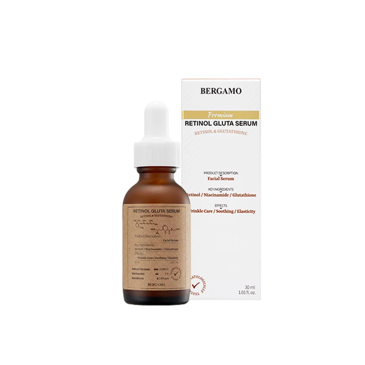 Premium Retinol Gluta Serum 30ml - 30ml, 1pack
