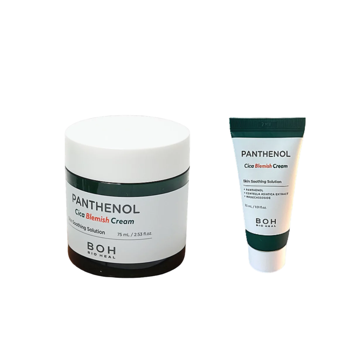 Panthenol Cica Blemish Cream 75ml, 1pack + Gift 30ml