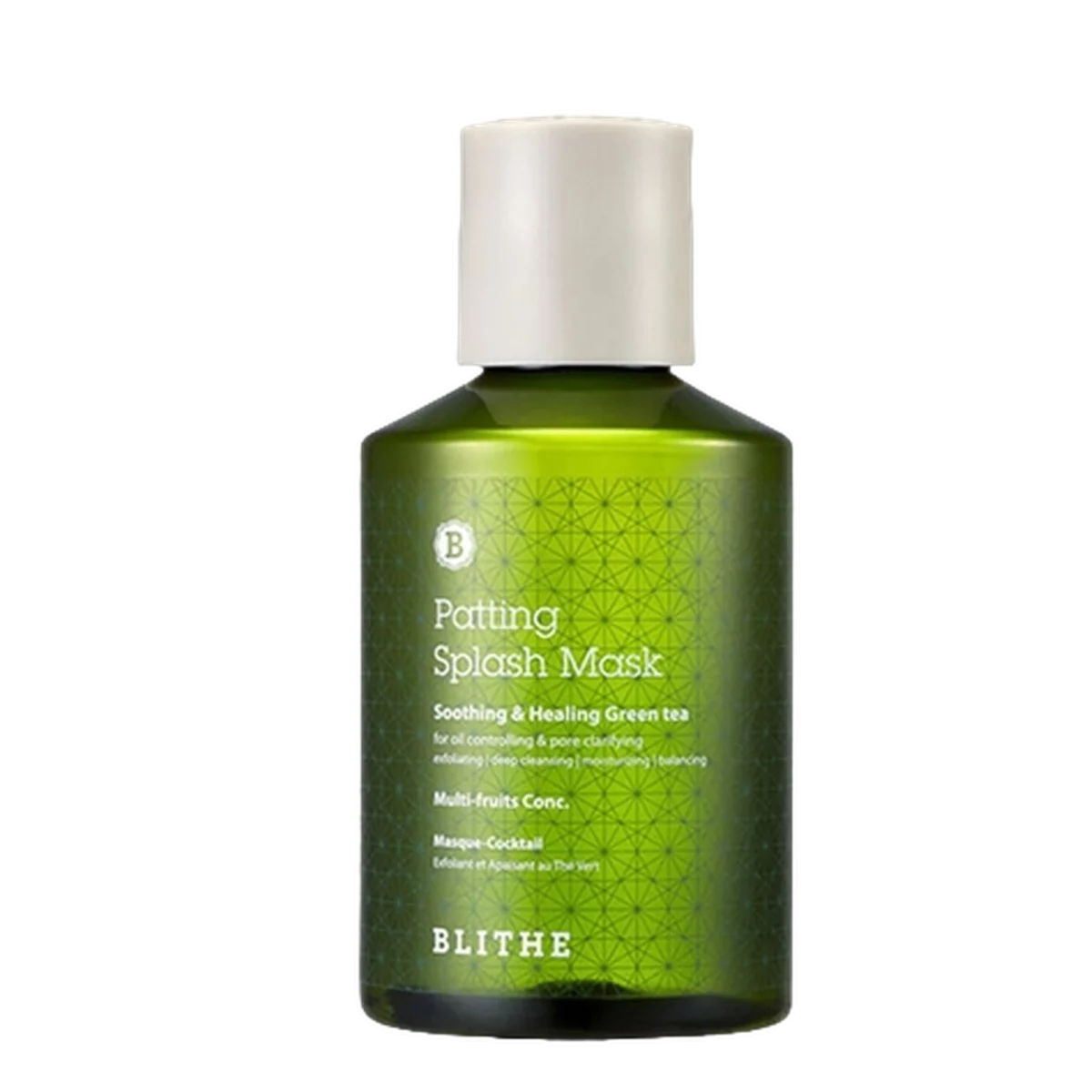 Patting Splash Mask Soothing & Healing Green Tea - 150ml, 1pack