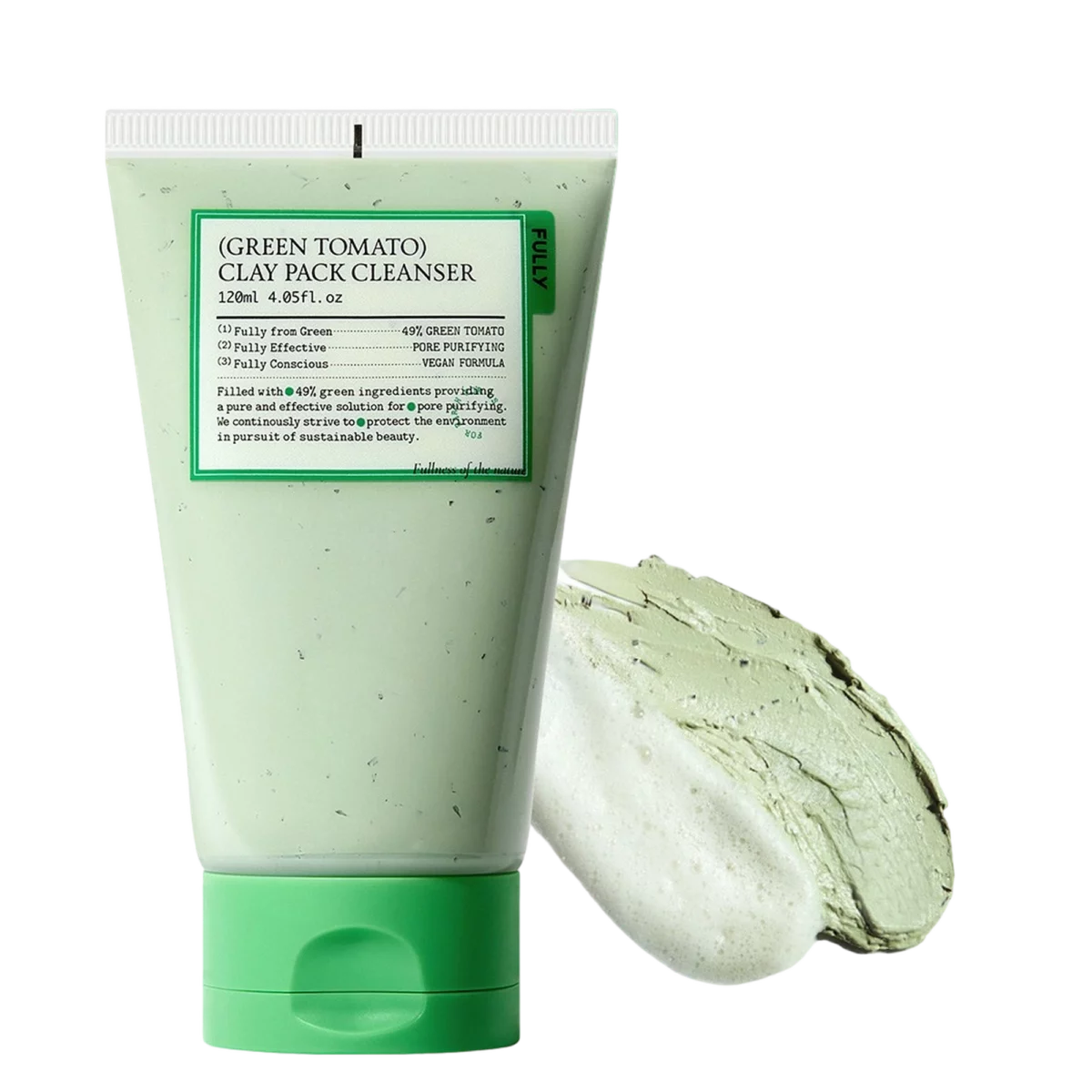 Green Tomato Clay Pack Cleanser - 120ml, 1pack