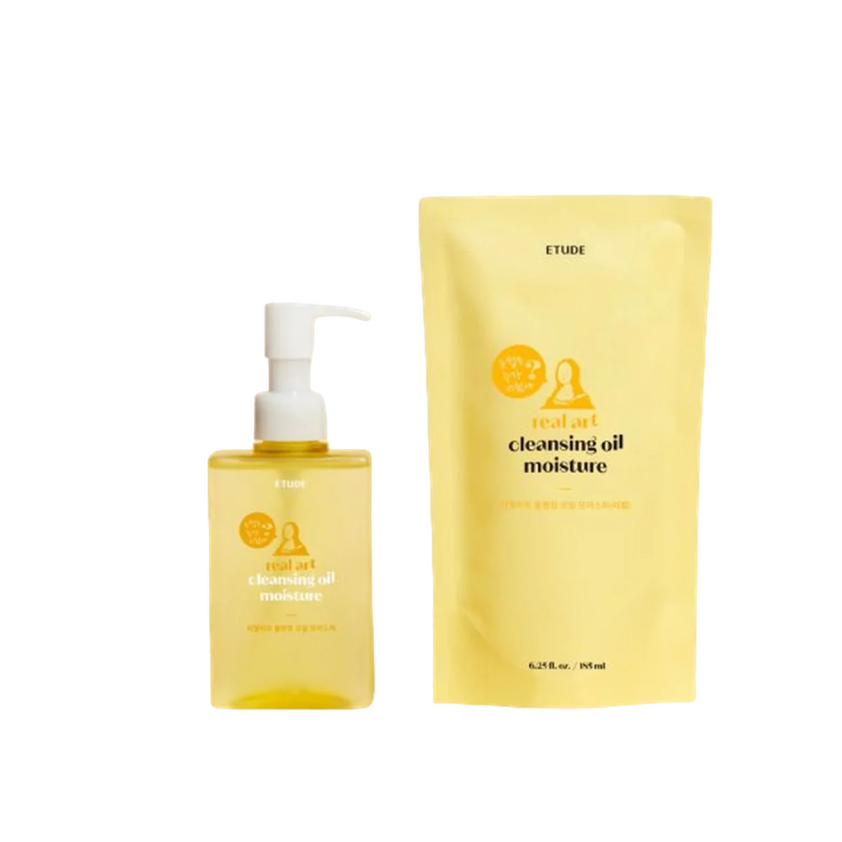 Real Art Cleansing Oil Moisture, 185ml+185ml, 1set