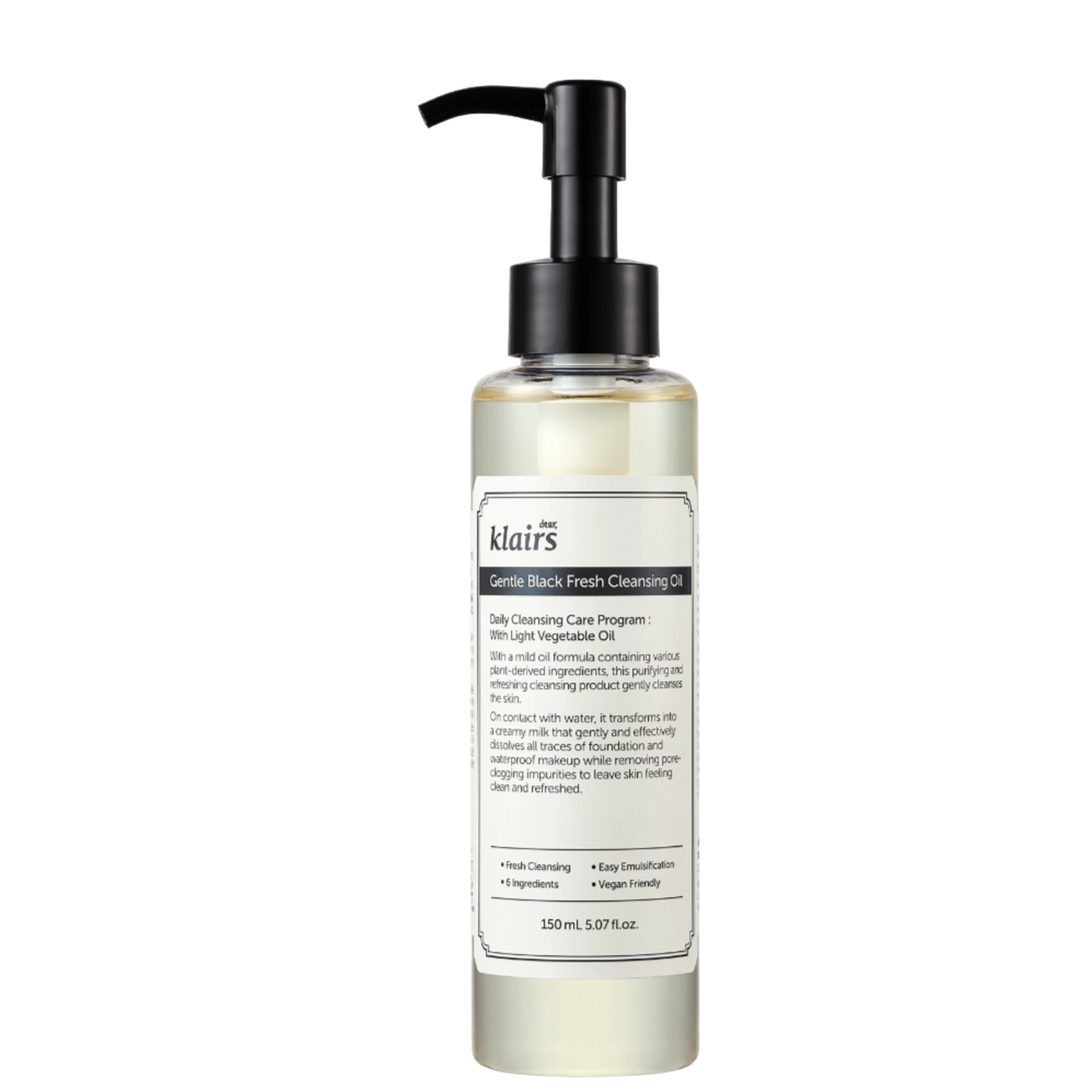 Gentle Black Fresh Cleansing Oil 150ml