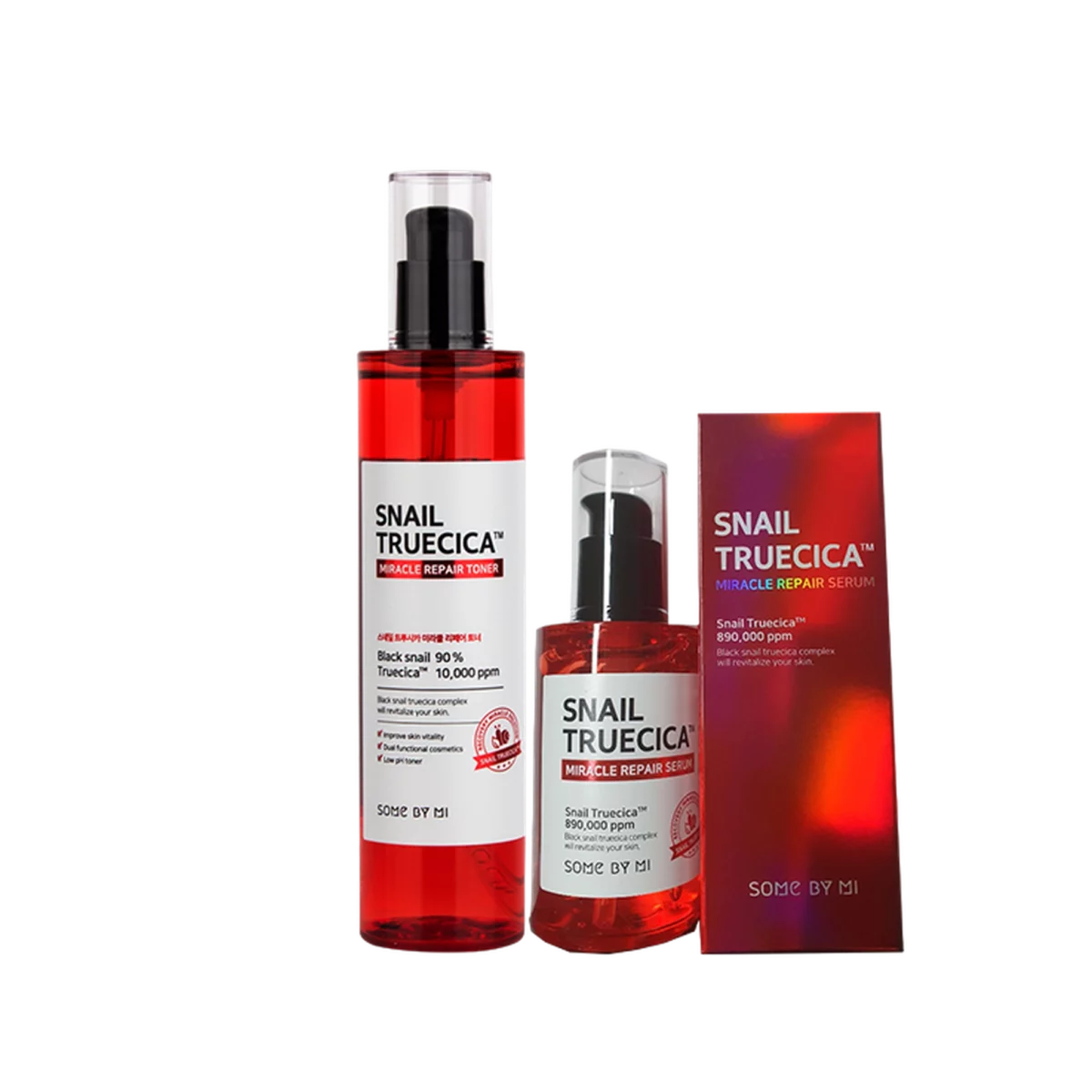 Snail Trucica Miracle Repair Toner & Serum Set