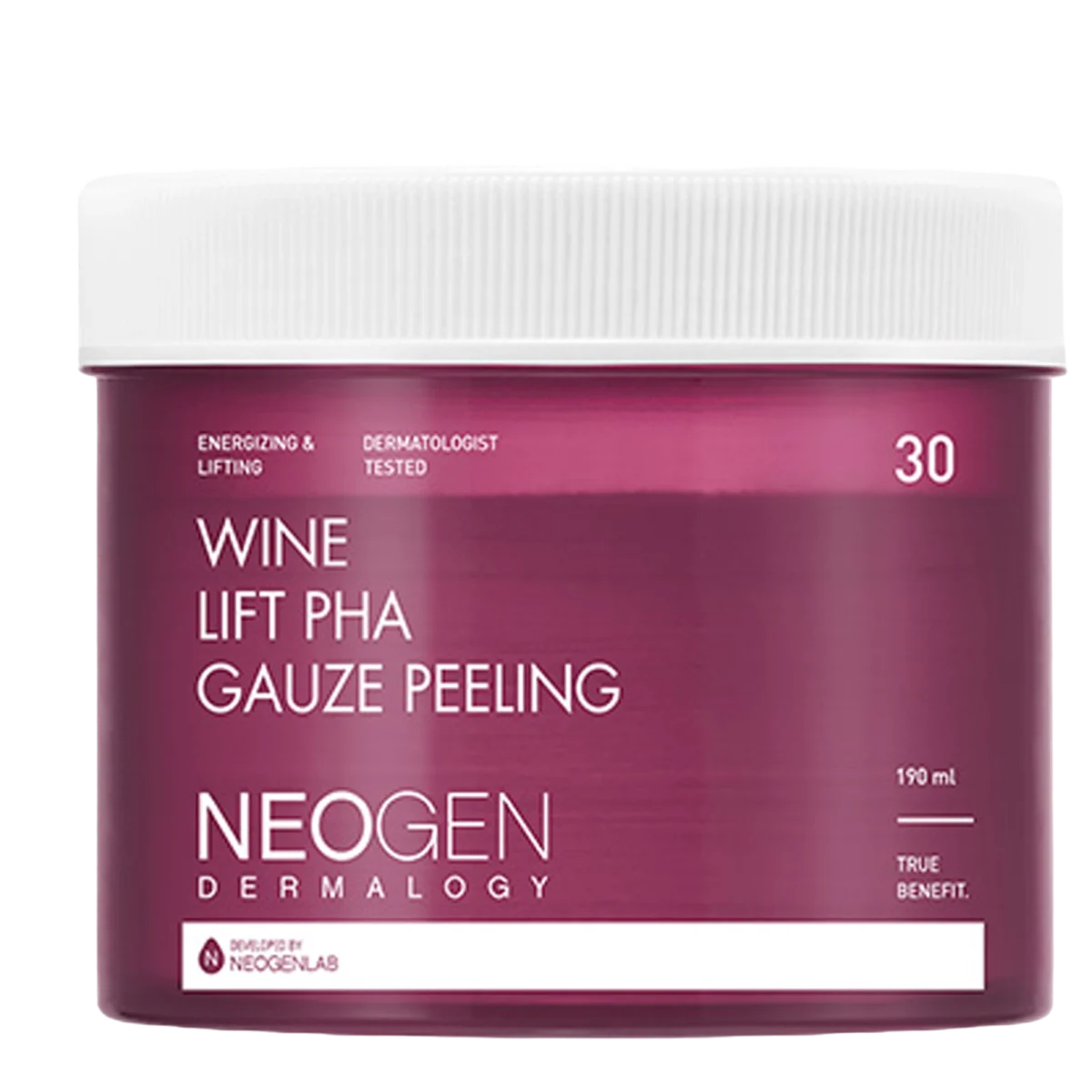 Wine Lift PHA Gauze Peeling Pad, 30ea, 1pack