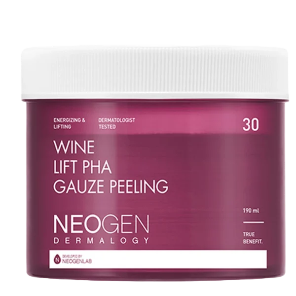 Wine Lift PHA Gauze Peeling Pad, 30ea, 1pack