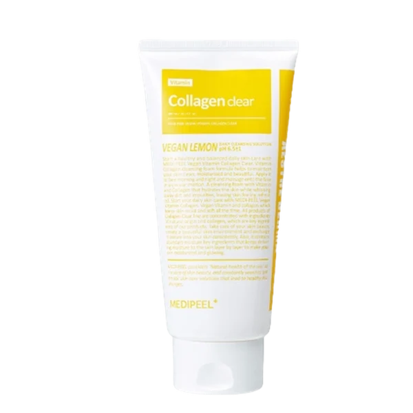 Vegan Vitamin Collagen Clear Cleansing Foam