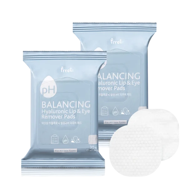 Low pH Hyaluronic Lip and Eye Remover Pad 30p