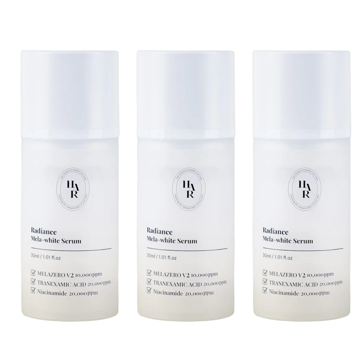 Radiance Mela-White Serum - 30g, 3packs