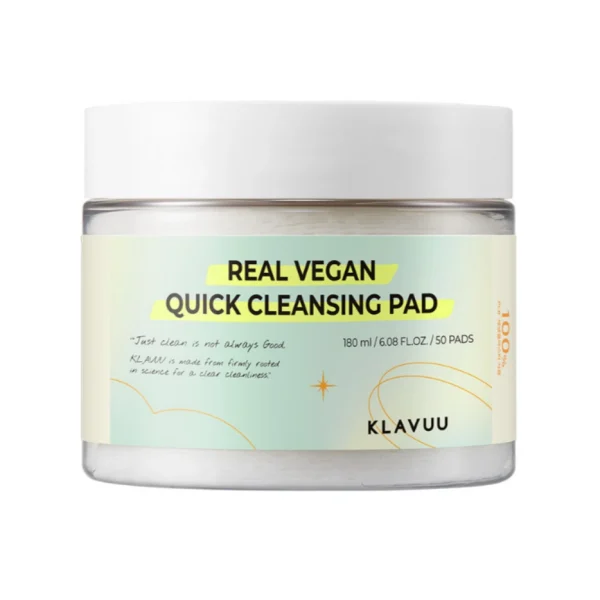 Real Vegan Quick Cleansing Pad, 180ml
